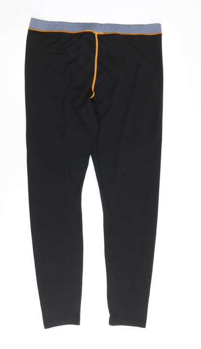 Crane Men's Black XL Compression Leggings for Running