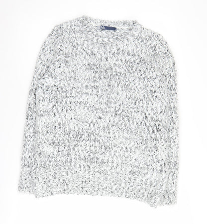 Womens UK Size M Isle Grey Pullover Jumper