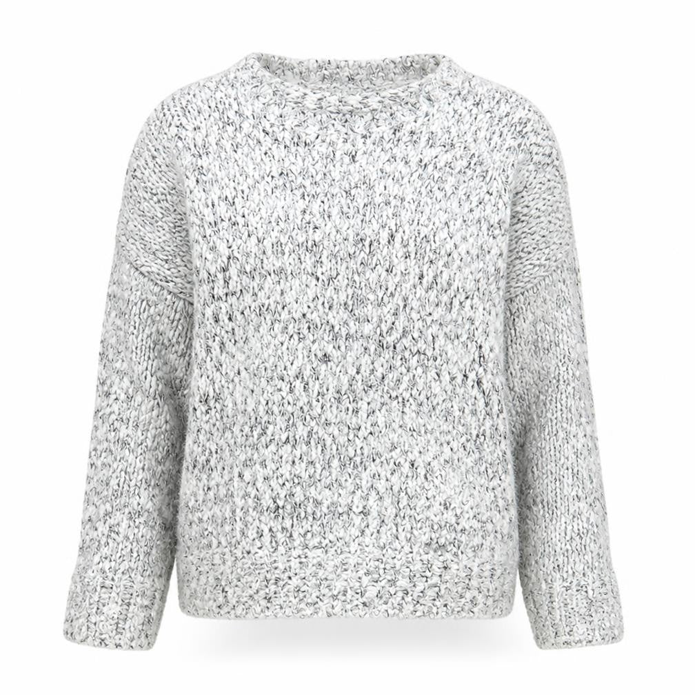 Womens UK Size M Isle Grey Pullover Jumper