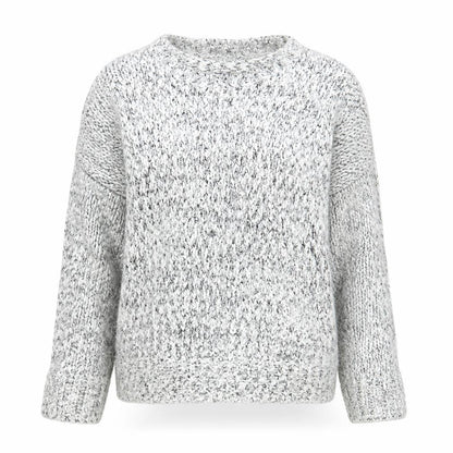 Womens UK Size M Isle Grey Pullover Jumper