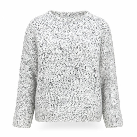 Womens UK Size M Isle Grey Pullover Jumper