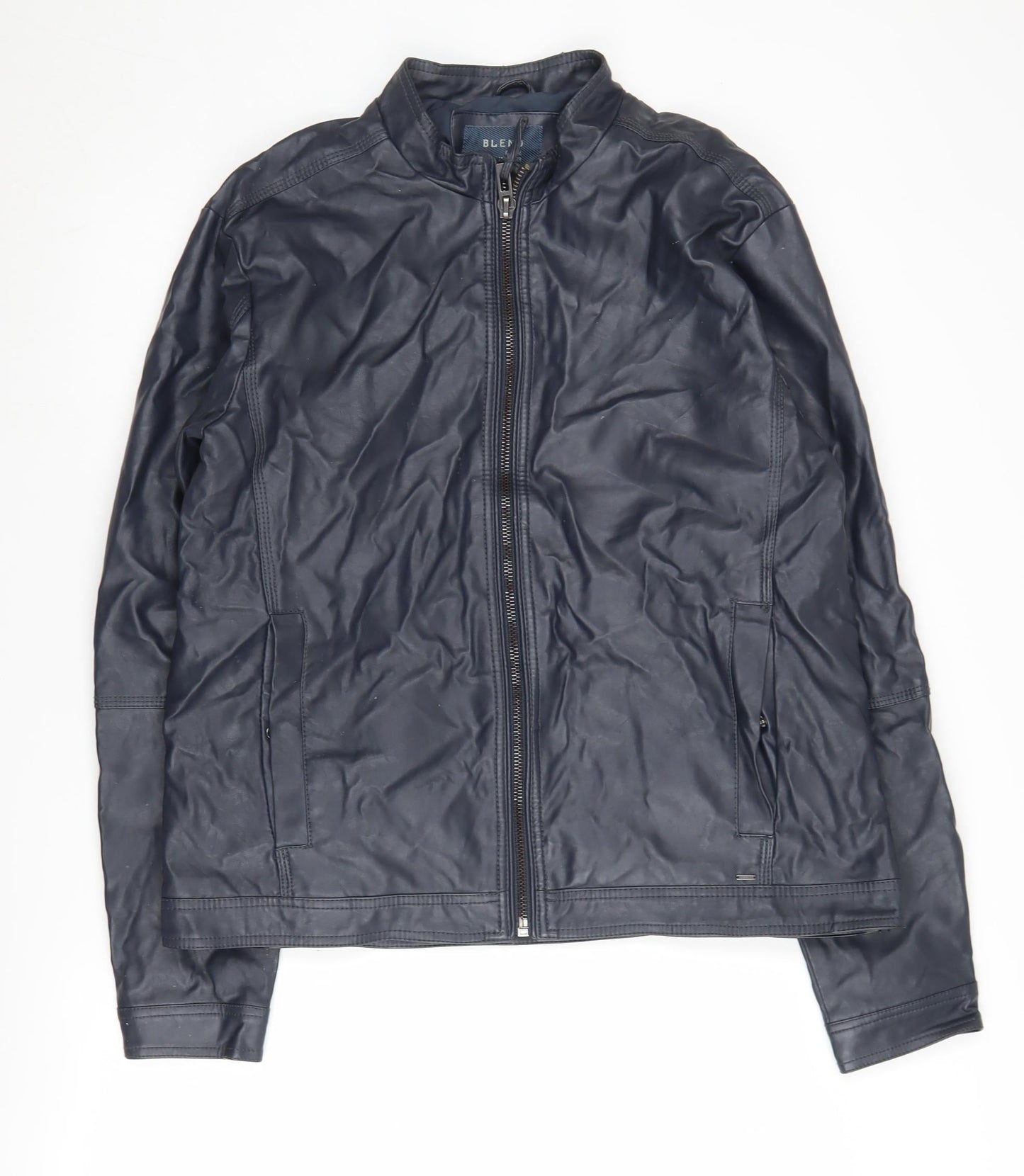 Mens UK Size XL Blend Black Basic Jacket