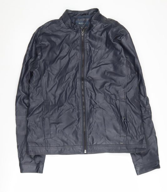 Mens UK Size XL Blend Black Basic Jacket