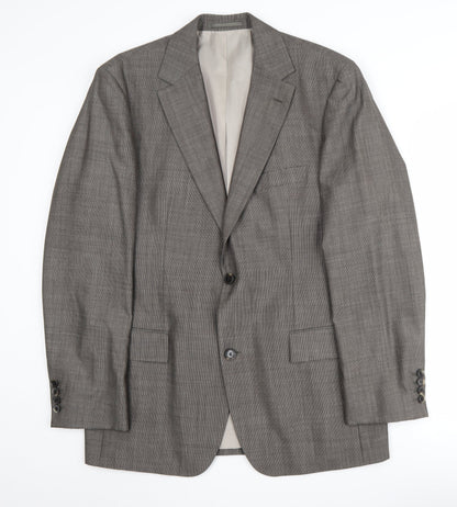 Mens UK Size 40 HUGO BOSS Regular Grey Suit Jacket