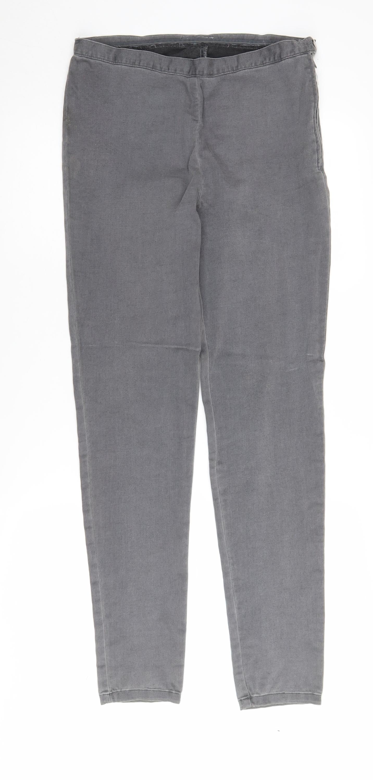 Womens UK Size 14 Laura Ashley Slim Fit Jegging Grey Trousers