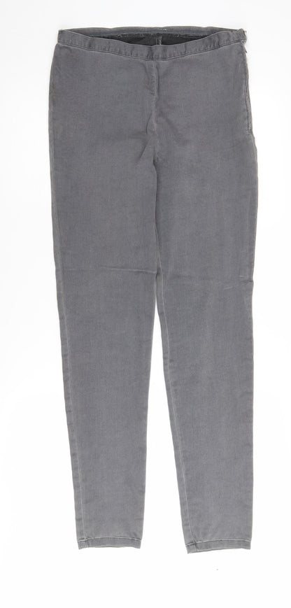 Womens UK Size 14 Laura Ashley Slim Fit Jegging Grey Trousers