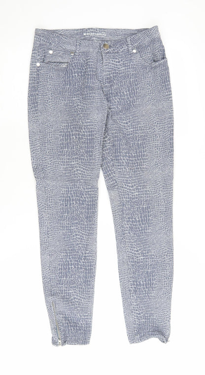 Womens UK Size 10-12 Whistles Slim Fit Ankle Blue Jeans