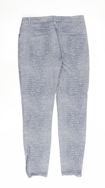 Womens UK Size 10-12 Whistles Slim Fit Ankle Blue Jeans