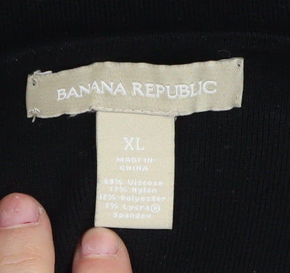 Banana Republic Women's Black XL Pullover Jumper
