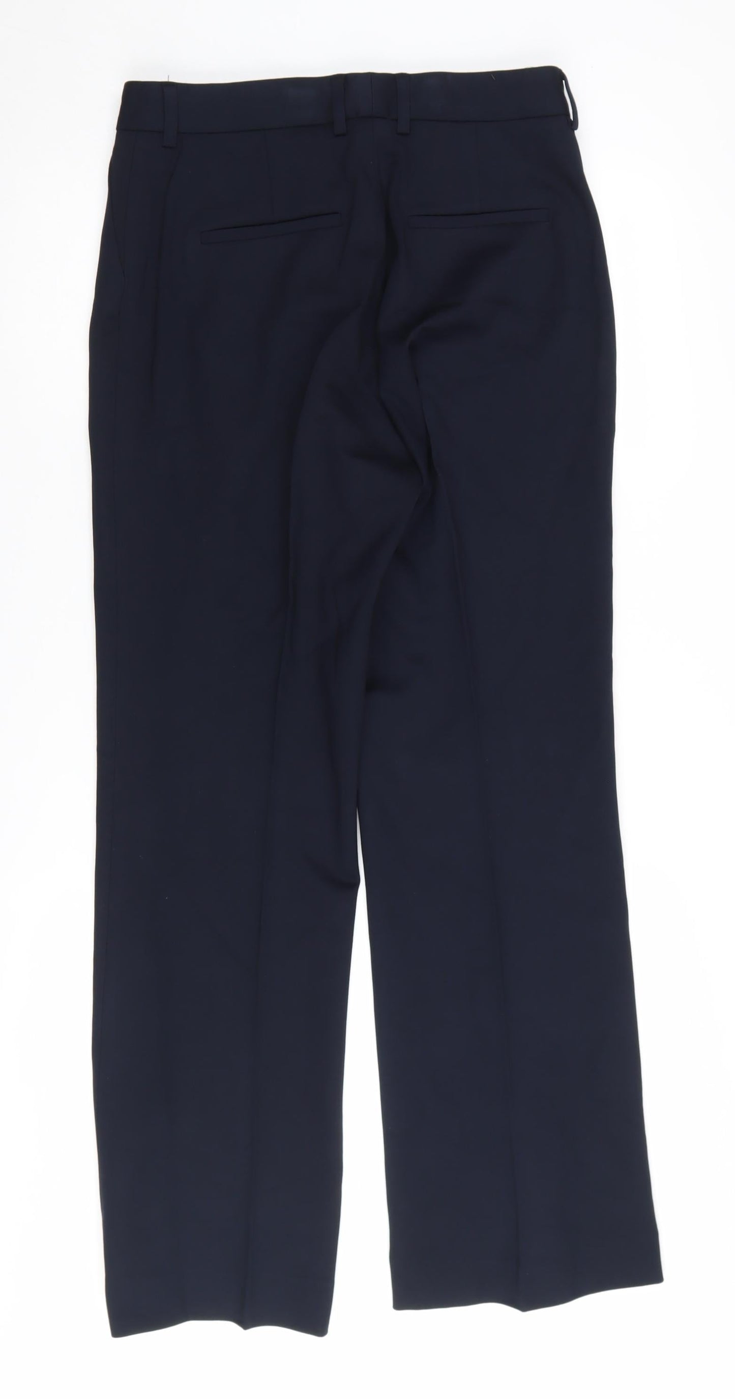 Womens UK Size 12 John Lewis Regular Fit Dress Pants Black Trousers