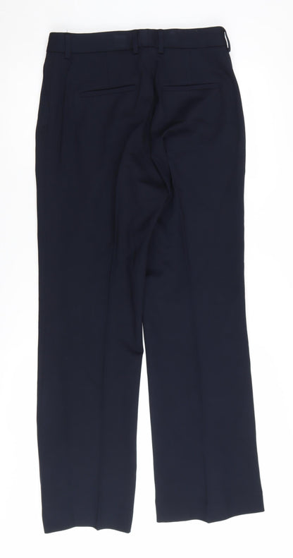 Womens UK Size 12 John Lewis Regular Fit Dress Pants Black Trousers