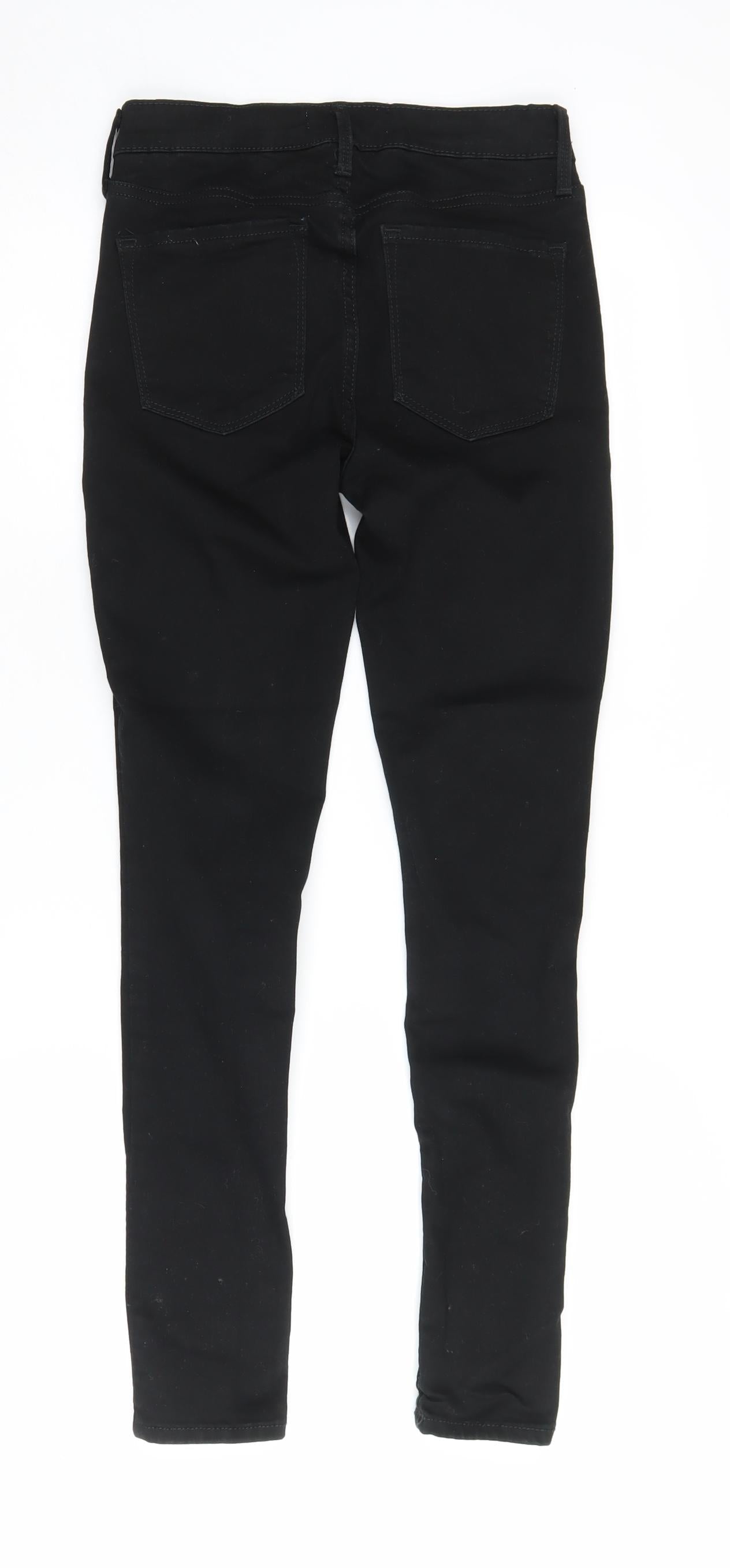 Gap Women's Black Skinny Jeans, Size 26R, Stretch Denim