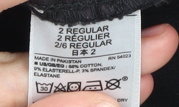 Gap Women's Black Skinny Jeans, Size 26R, Stretch Denim