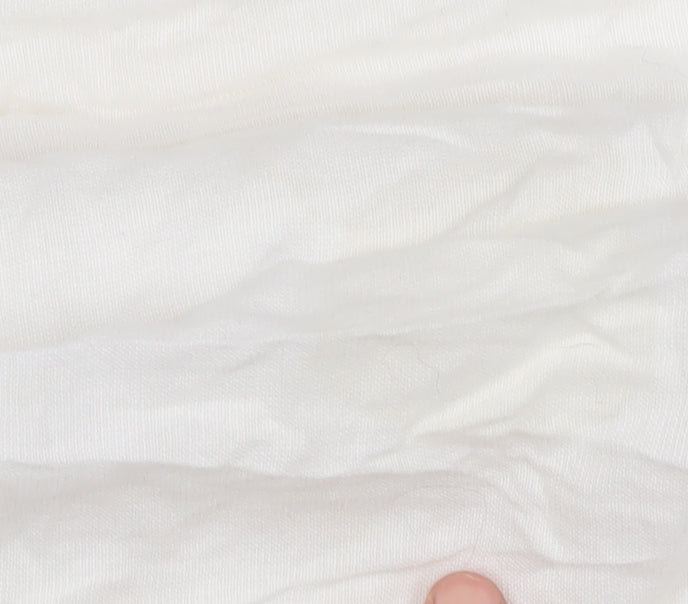 GAP Women's White Button-Up Blouse, Size M, Classic Style