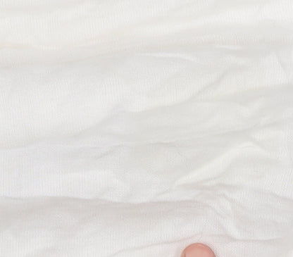 GAP Women's White Button-Up Blouse, Size M, Classic Style