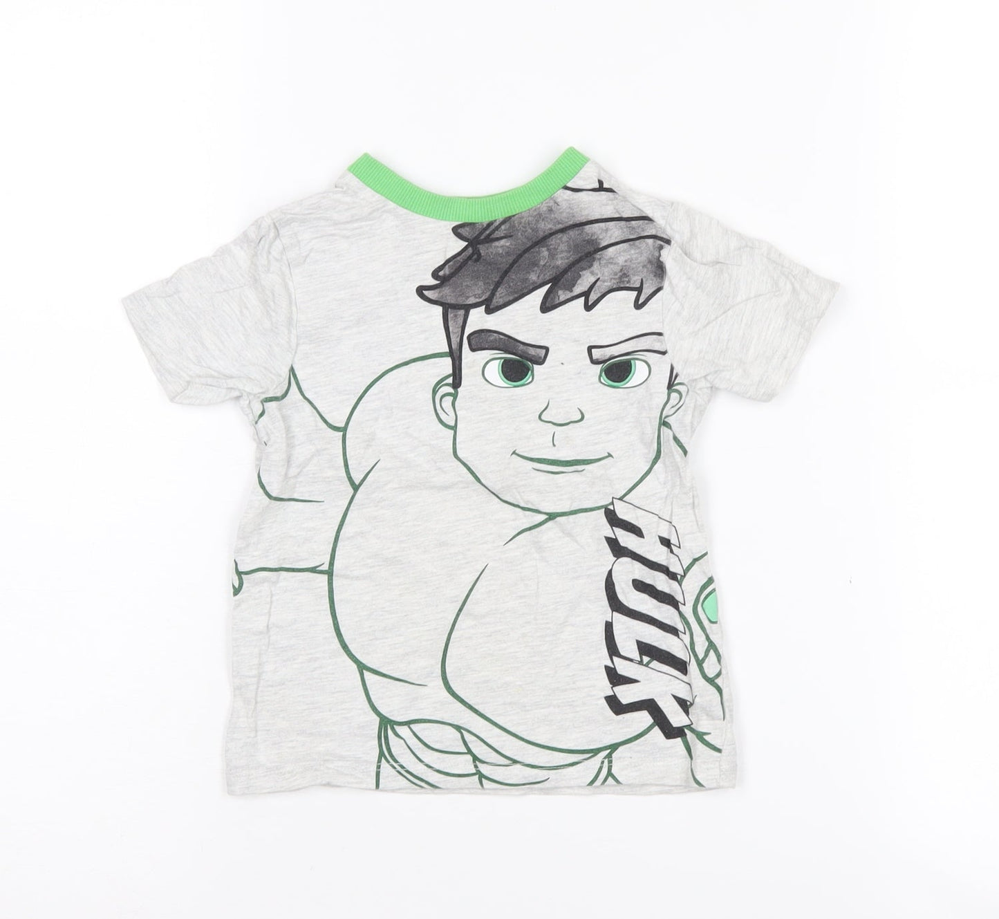 George Boys Grey Hulk T-Shirt - Superhero Style, 2 Years