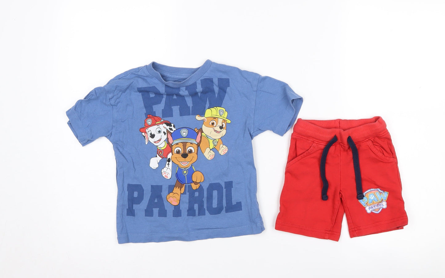 Next Boys PAW Patrol Pyjama Set Blue Red 2 Years
