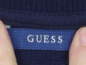 Guess Boys Blue Varsity Jacket Size 12 Spring Autumn