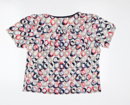 Womens UK Size 18 BASSINI Multicoloured  T-Shirt