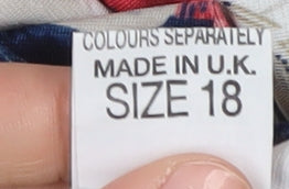 Womens UK Size 18 BASSINI Multicoloured  T-Shirt