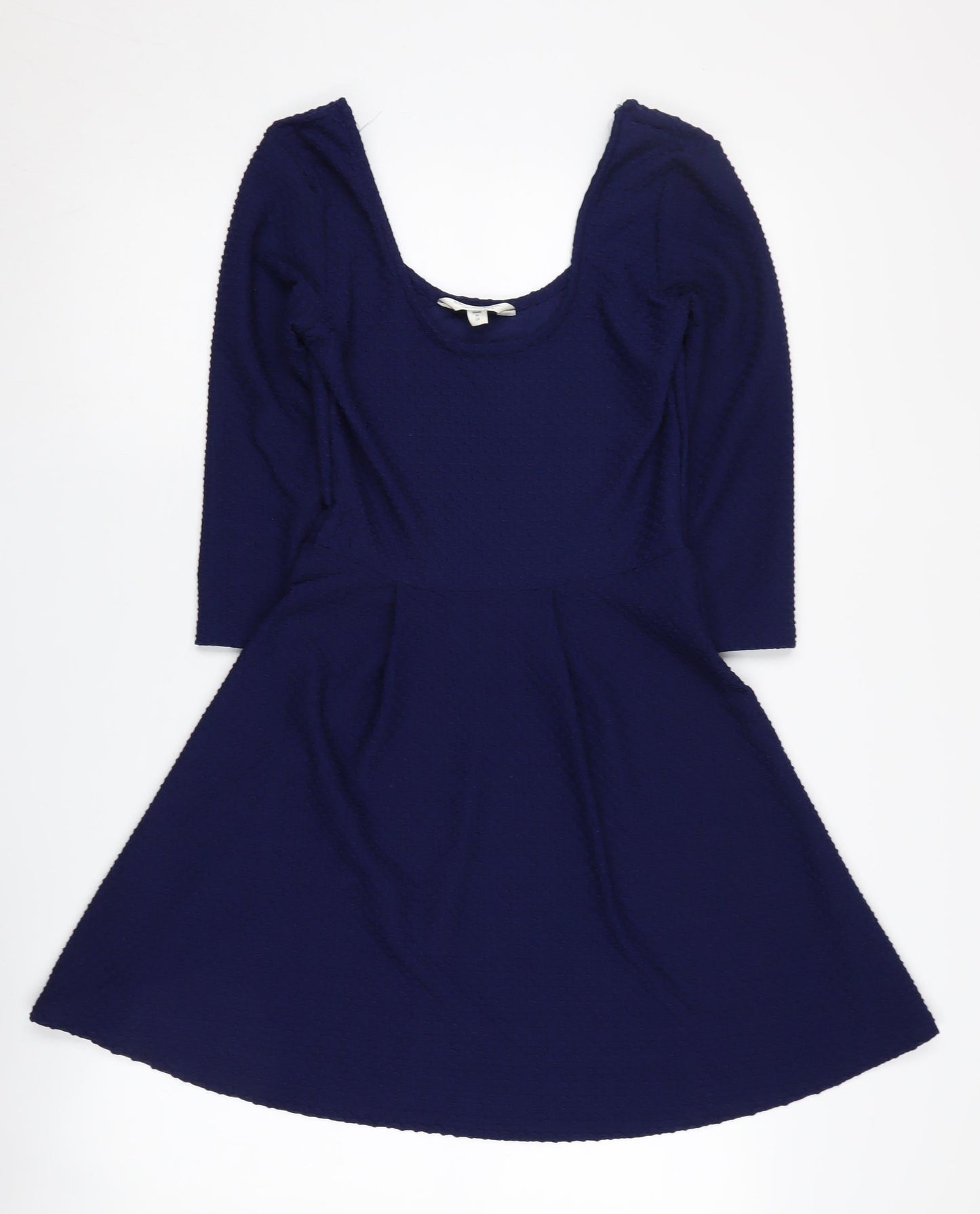 Miss Selfridge Women's Blue Fit & Flare Dress Size 8
