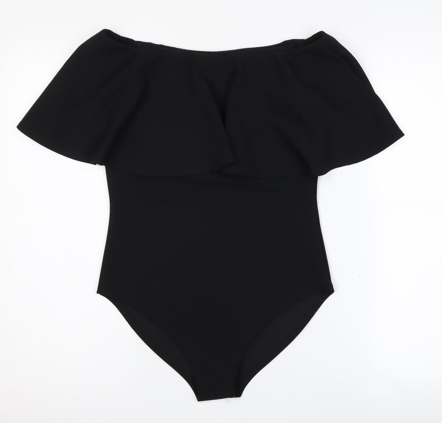 Quiz Women's Black Off Shoulder Bodysuit Size 10