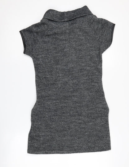 Quiz Women's Grey Bodycon Dress Size 8