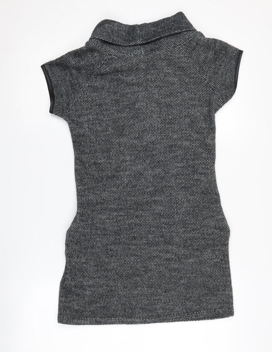 Quiz Women's Grey Bodycon Dress Size 8