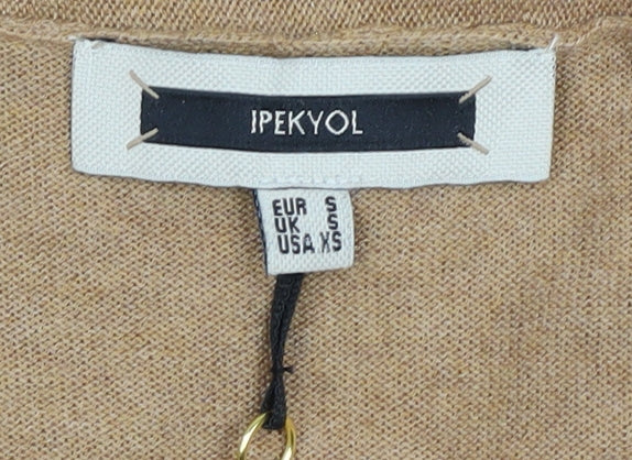 Ipekyol Women's Brown Wrap Jumper Size S