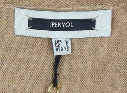 Ipekyol Women's Brown Wrap Jumper Size S