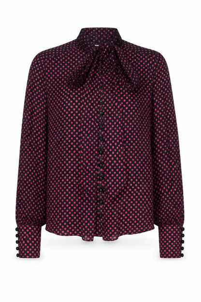Womens UK Size 10 Jaeger Red Basic Blouse