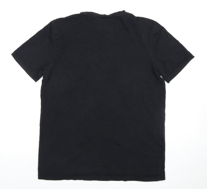 Kings Will Dream Boys Black M T-Shirt Casual Logo Accent