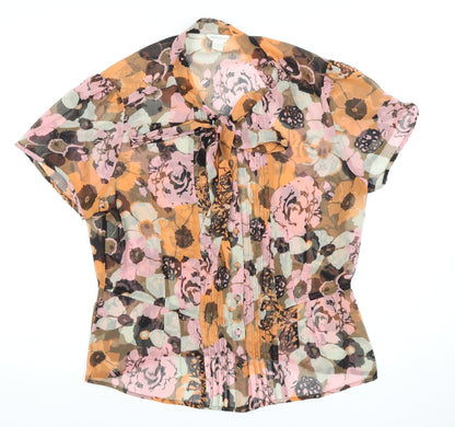 Womens UK Size 16 Monsoon Multicoloured Tunic Blouse