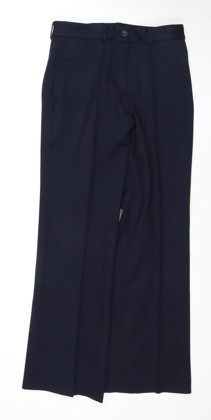 Womens UK Size 12 John Lewis & Partners Regular Fit Dress Pants Black Trousers