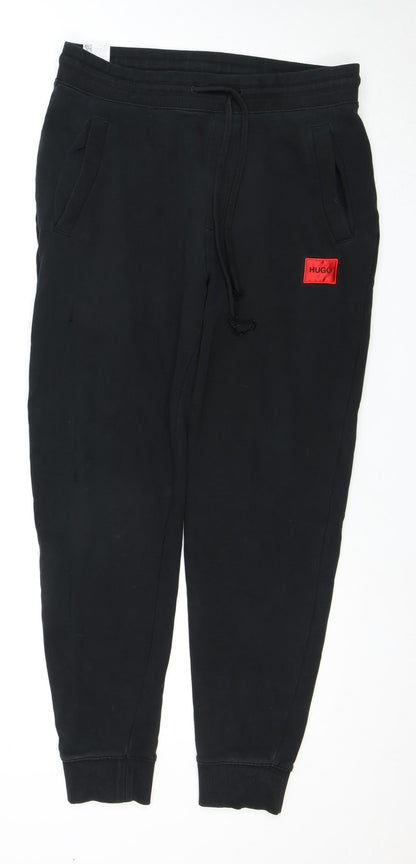 Hugo Boss Men's Black M Jogger Sweatpants Cotton Blend