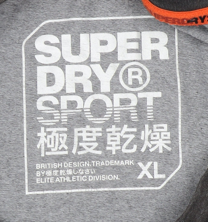 Superdry Men's Black XL T-Shirt Short Sleeve Logo
