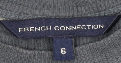 French Connection Women's Grey Sleeveless Dress Size 6