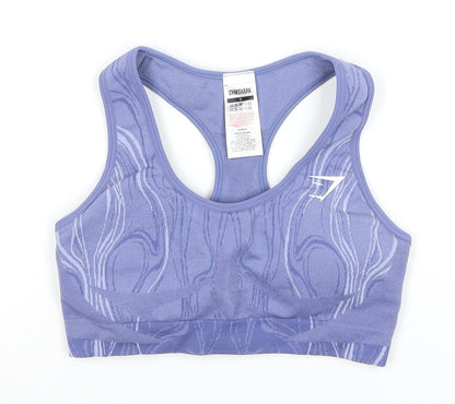 Gymshark Women's Purple Racerback Gym Top S