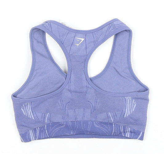 Gymshark Women's Purple Racerback Gym Top S