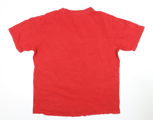 New Balance Men's Red M Cotton T-Shirt