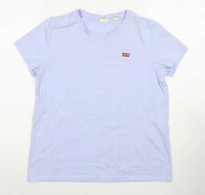 Unisex Adults UK Size M Levi's Blue Basic T-Shirt