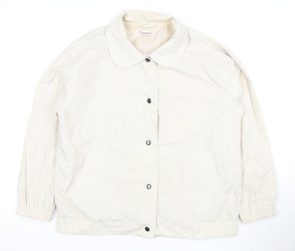 Womens UK Size 14 Damart Beige Basic Jacket
