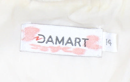 Womens UK Size 14 Damart Beige Basic Jacket