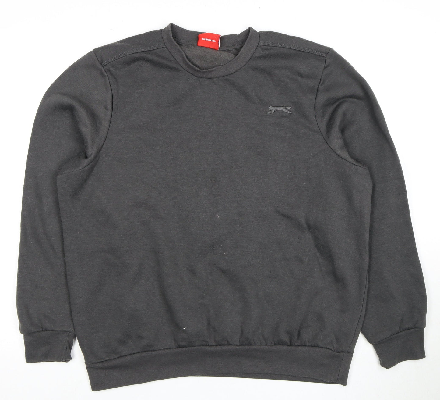 Mens UK Size L Slazenger Black Pullover Sweatshirt
