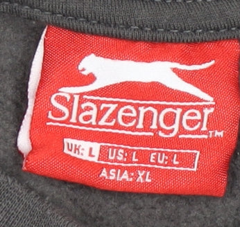 Mens UK Size L Slazenger Black Pullover Sweatshirt