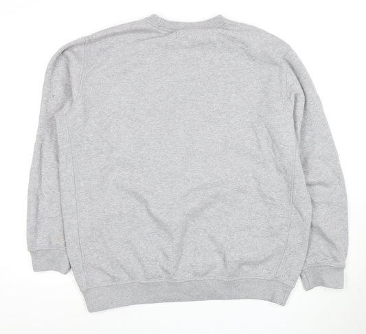 Adidas Grey Unisex Sweatshirt L, Sportswear Pullover