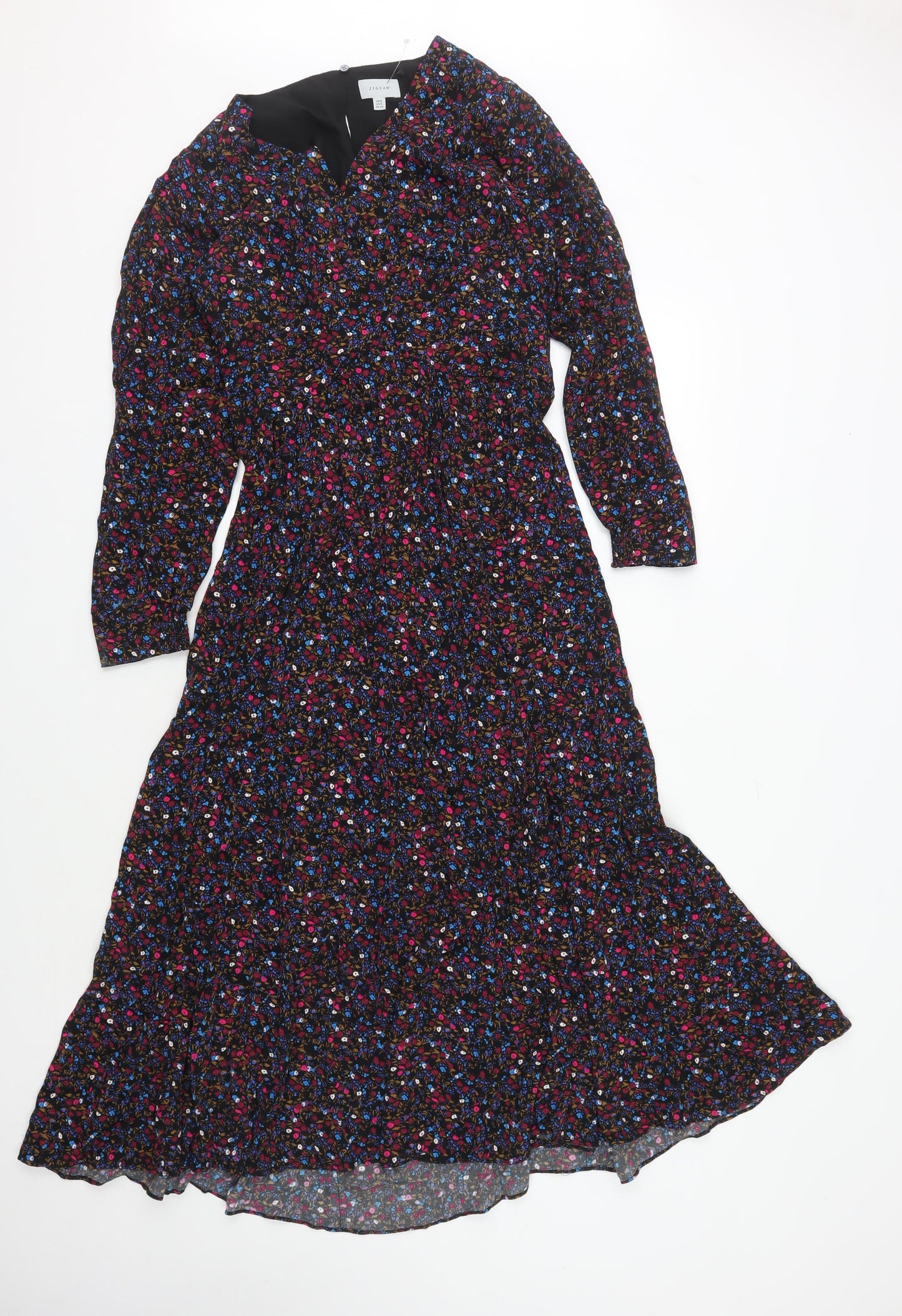 Jigsaw Women's Multicoloured Floral Dress, Size 8