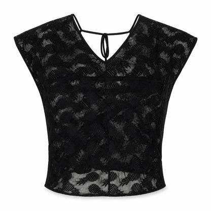 Womens UK Size 12 SoulCal & Co Black Camisole Blouse