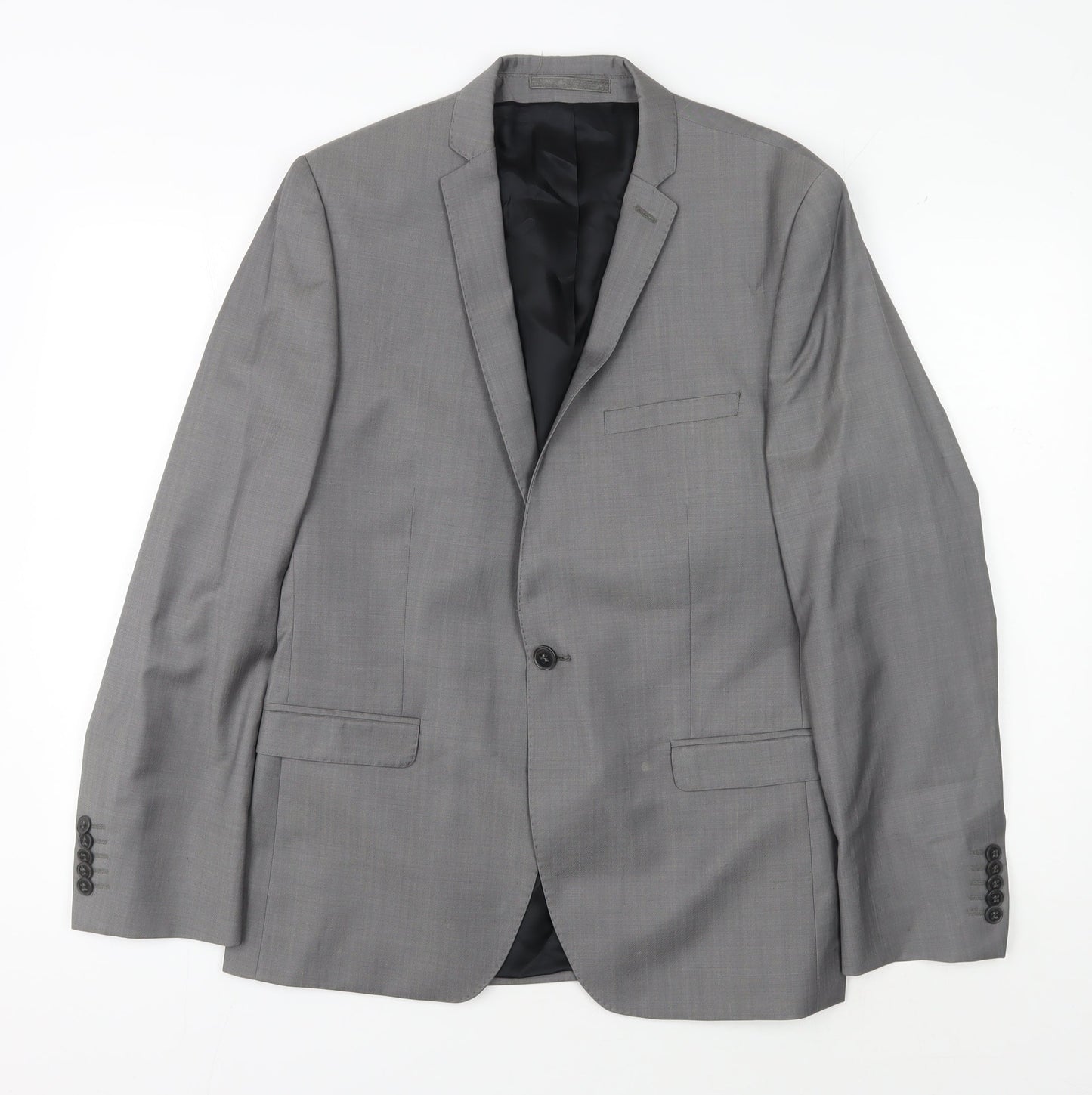 Mens UK Size 40 Ben Sherman Regular Grey Suit Jacket