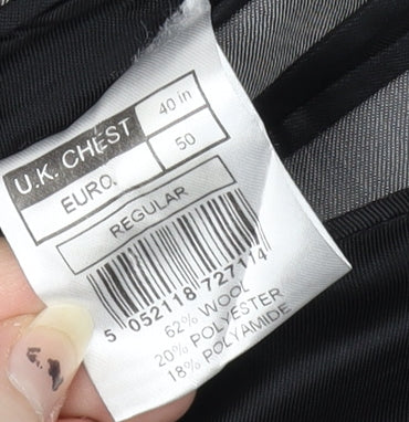 Mens UK Size 40 Ben Sherman Regular Grey Suit Jacket